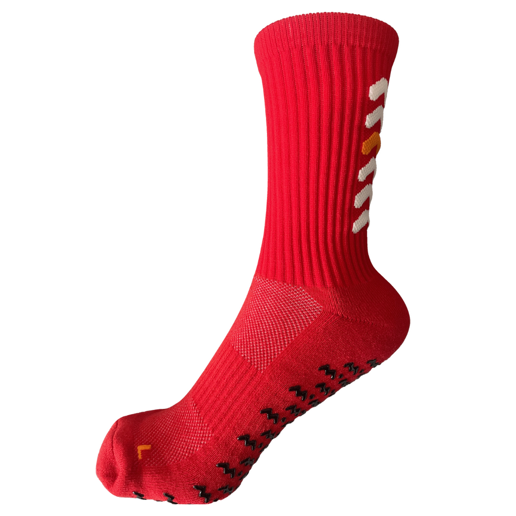 CUSTOMISED MITICO GRIP SOCK - RED