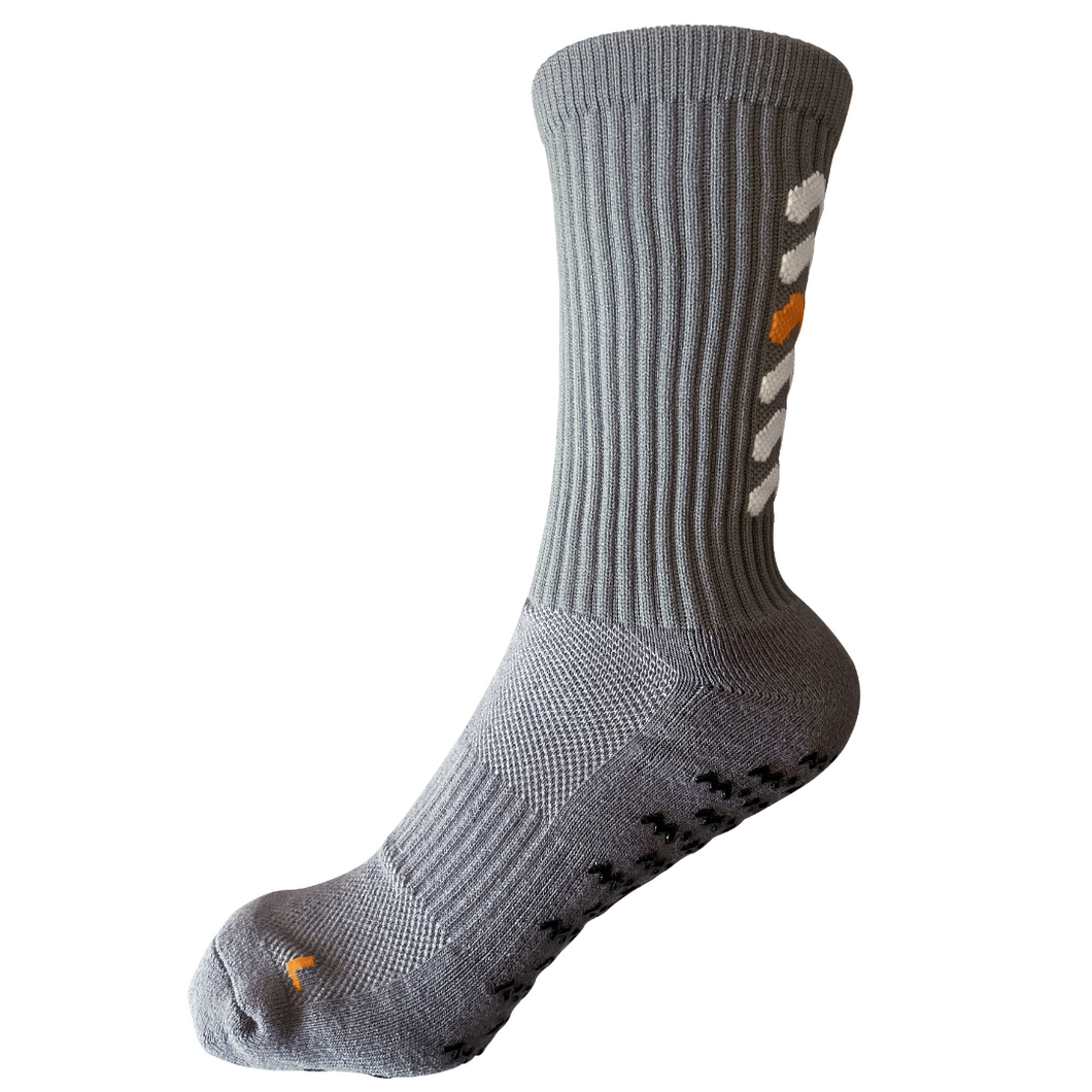 CUSTOMISED MITICO GRIP SOCK - GREY