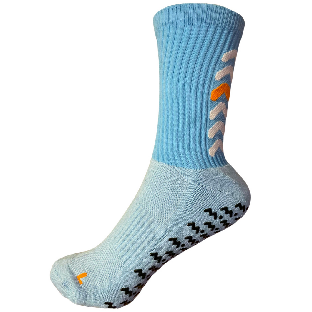 CUSTOMISED MITICO GRIP SOCK - SKY BLUE