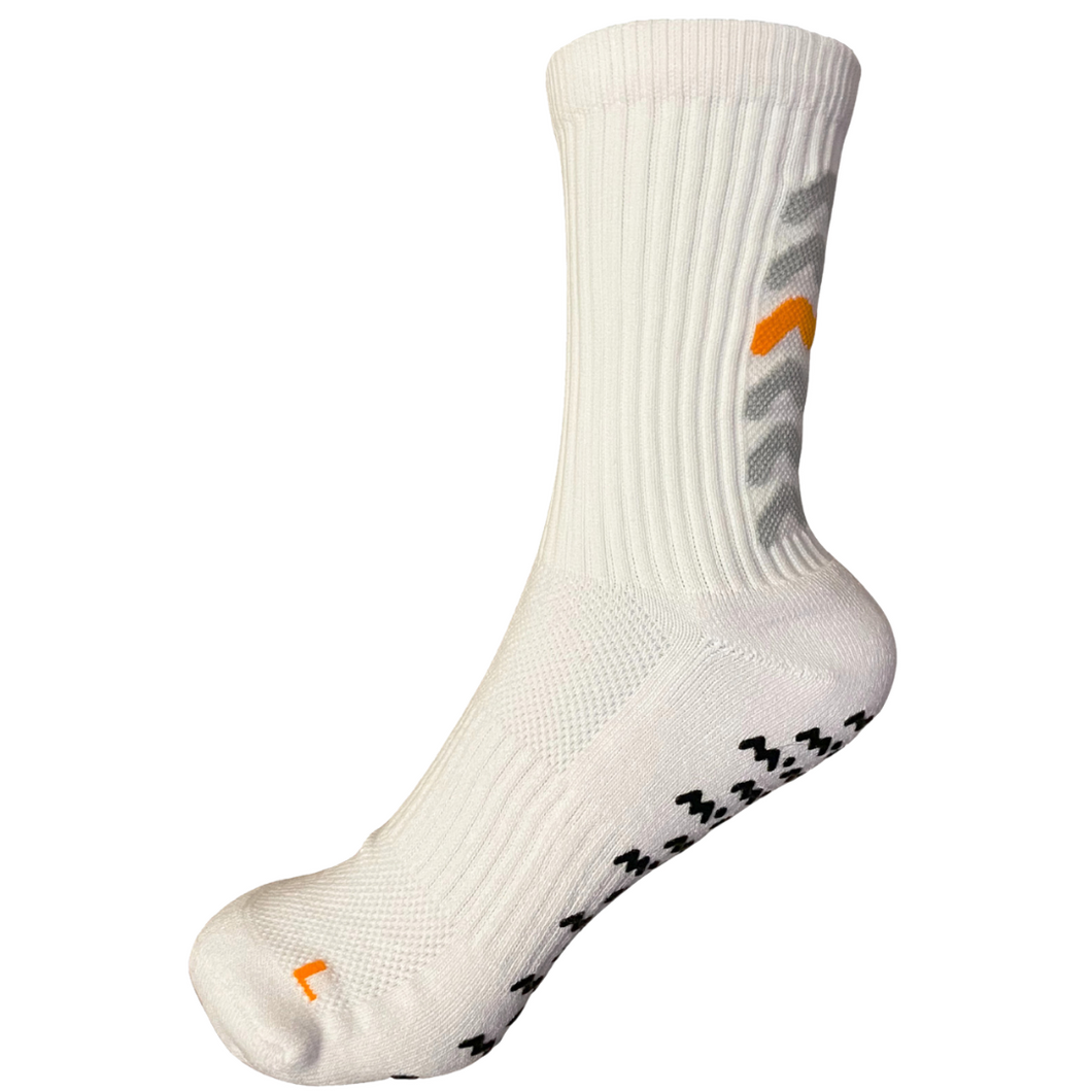 CUSTOMISED MITICO GRIP SOCK - CLASSIC WHITE