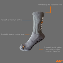 Load image into Gallery viewer, MITICO GRIP SOCK - GREY
