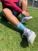 Load image into Gallery viewer, CUSTOMISED MITICO GRIP SOCK - SKY BLUE
